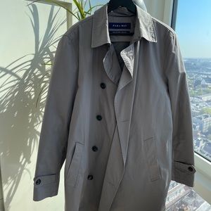 Mens Zara Trench Coat XL